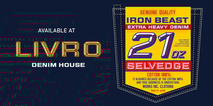 Eurostolen Font Poster 8