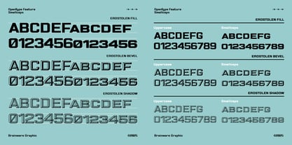 Eurostolen Font Poster 2