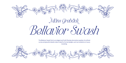 Bellavoir Delight Font Poster 3