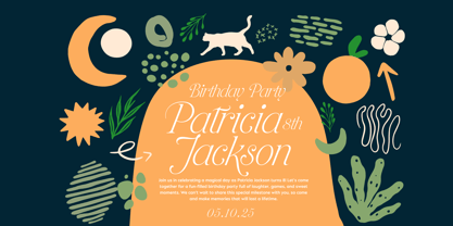 Bellavoir Delight Font Poster 8
