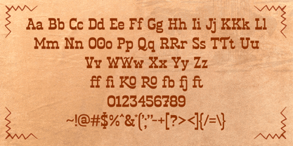 Mount West Font Poster 10