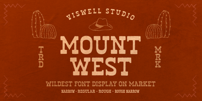 Mount West Font Poster 1