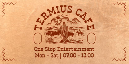 Mount West Font Poster 5