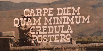 Mount West Font Poster 7