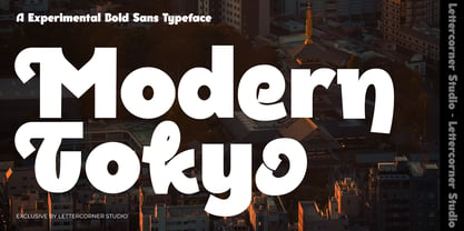 Modern Tokyo Fuente Póster 1