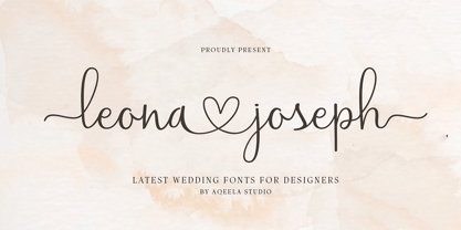 Leona Joseph Font Poster 1