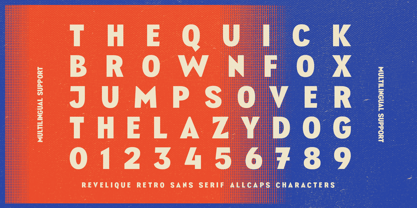 Revelique Font Poster 4