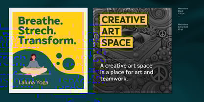 Metroluna Font Poster 6