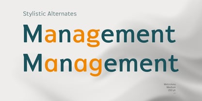 Metroluna Font Poster 9