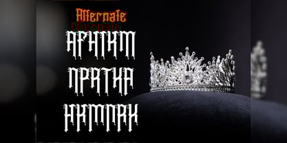 Heavier Crowns Font Poster 4