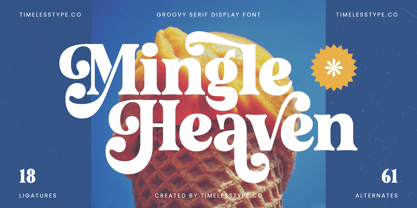 Mingle Heaven Font Poster 1
