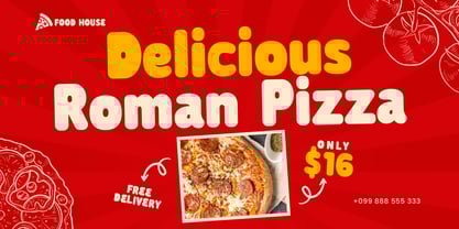 Baked SS Font Poster 4