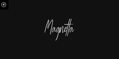 Magnetta Handwriting Font Poster 1