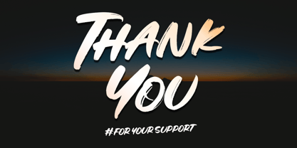 Broken Horizon Font Poster 10