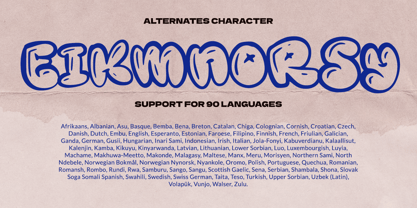 Boldrush Font Poster 10