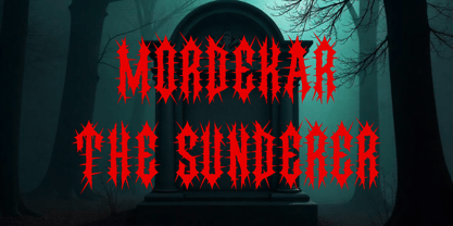 Unburied Font Poster 8