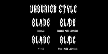 Unburied Font Poster 10