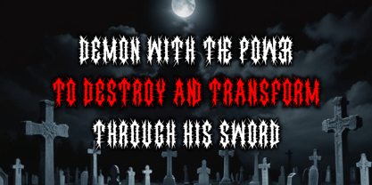 Unburied Font Poster 2