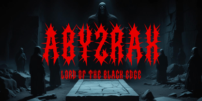 Unburied Font Poster 3
