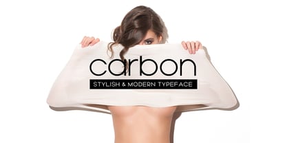 Carbon Nuvo Font Poster 6