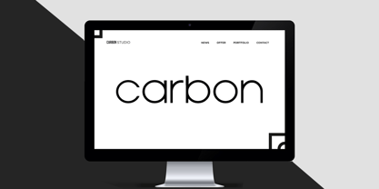 Carbon Nuvo Font Poster 1