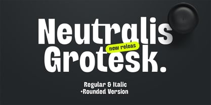 Neutralis Font Poster 1