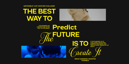 Atemica Sans Font Poster 2