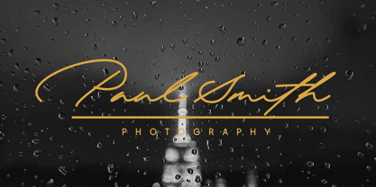 Rinaska Signature Font Poster 9