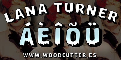 Lana Turner Font Poster 3