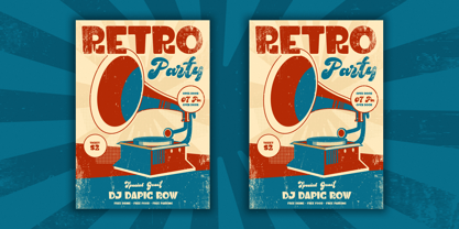 Moctune Font Poster 3