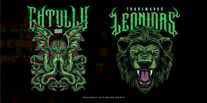 Darksad Font Poster 9