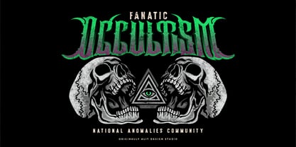 Darksad Font Poster 4