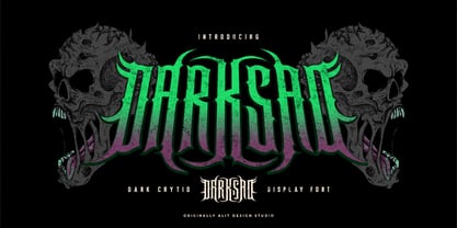 Darksad Font Poster 1