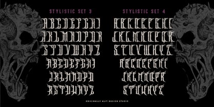 Darksad Font Poster 10