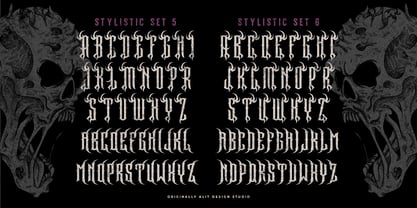 Darksad Font Poster 12