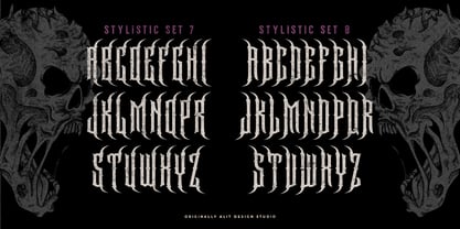 Darksad Font Poster 14