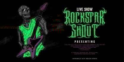 Darksad Font Poster 3