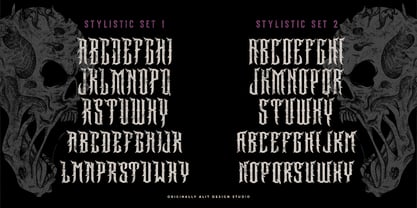 Darksad Font Poster 8