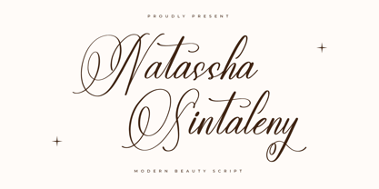 Natassha Sintaleny Font Poster 1