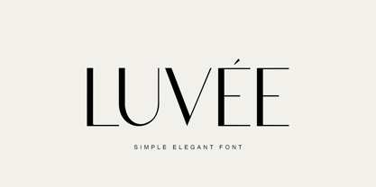 Luvee Font Poster 1