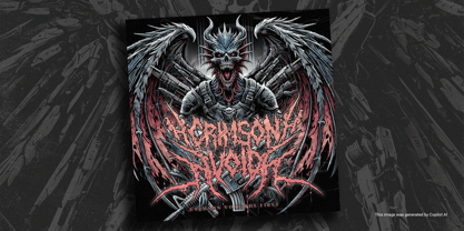 Malerion Font Poster 3