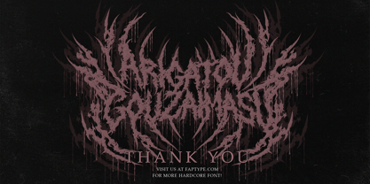 Malerion Font Poster 9