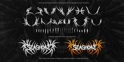 Malerion Font Poster 4