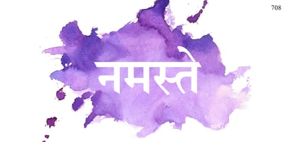 Shree Devanagari 0708 Font Poster 1