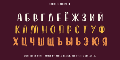 Wolfberry Font Poster 9