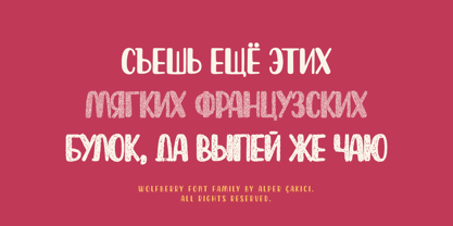 Wolfberry Font Poster 5