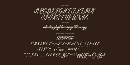 Antholia Riechgan Font Poster 7