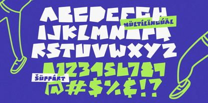 Jumper Jack Font Poster 6