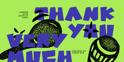 Jumper Jack Font Poster 7