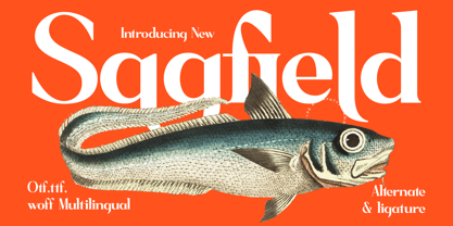 Sagfield Font Poster 1